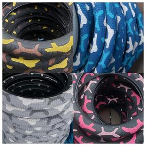 Pneumatici per Bicicletta Camouflage 26x2.50, Colori Rosso, Grigio, Giallo, Blu e Rosa, Gomme Mimetiche 26*2.5 - Product Image 2