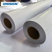 Impression éco-solvant, vinyle autocollant pour voiture, PVC blanc brillant mat imprimable, 120 g/m², 140 g/m², rouleau de vinyle