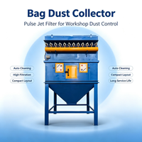 Système de filtration industriel à sacs Pulse Bag Dust Collector, filtre à sacs en PTFE pour poudre ultra-fine, usine chimique