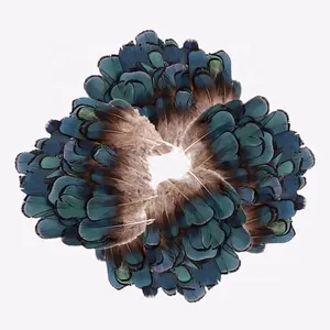 2-3.6 Inch(5-9 cm)Wholesale High Quality Natural small size Blue and Green Pheasant Feather for Decoration