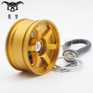 Llaveros Elegantes de Aleación de Aluminio con Diseño de Llanta, Logotipo Personalizado AC Schnitzer, Llavero de Coche, Accesorios de Lujo para Amantes de los Coches, Regalo Único de Navidad - Product Image 2