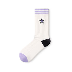 ถุงเท้าสีขาวสำหรับผู้หญิง ดีไซน์เรียบหรู ไม่โชว์ขอบ จัดส่งฟรี - Product Image 3