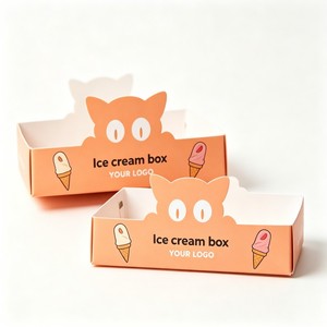 Boîte personnalisée pour glaces <span class=keywords><strong>à</strong></span> emporter, plateau pour bâtonnets <span class=keywords><strong>de</strong></span> glace, support pour bâtonnets <span class=keywords><strong>de</strong></span> chocolat, plateau pour gâteaux et friandises - Product Image 2