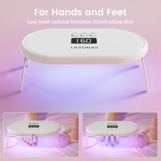 New design 24W Gel Polish UV Nail Light 3 Timer Setting Fast Drying Curing Mini Portable Cure Lamp UV LED Nail Lamp