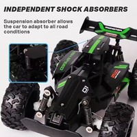 1:18 Mini RC Racing Off-Road Monster Truck 2.4Ghz Remote Control 15KM/H Drift Perlu Perakitan Charger Mainan Balap untuk Anak Laki-Laki