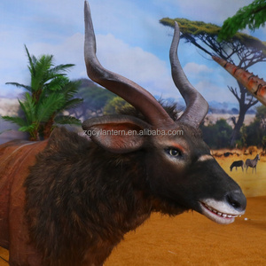 Modèle d'antilope animatronique réaliste grandeur nature, peint à la main, en silicone et métal, pour affichage intérieur dans les restaurants, centres commerciaux et espaces jungle. - Product Image 4