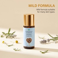 Encens et huile de ricin pressés à froid, huile essentielle pure à 100%, parfum frais et sucré pour tous types de peau