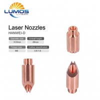Nozel Las Laser HANWEI-D M8 Daya Tahan Tinggi, Ujung Tembaga Pengumpan Kawat untuk Peralatan Laser Serat Genggam