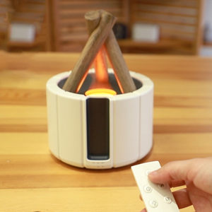 Difusor de Aroma de aceite esencial, difusor de aceite de fragancia con luces de llama - Product Image 1