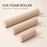 Ensemble d'équipement de Pilates 3-en-1 : Tapis de yoga, rouleau en mousse 90 cm, poids de cheville, kit d'entraînement pour la maison et le studio, logo personnalisé, vente en gros OEM