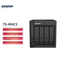 QNAP TS-464C2 haute performance avec processeur Intel Celeron quadricœur, emplacements M.2 PCIe et double 2.5GbE