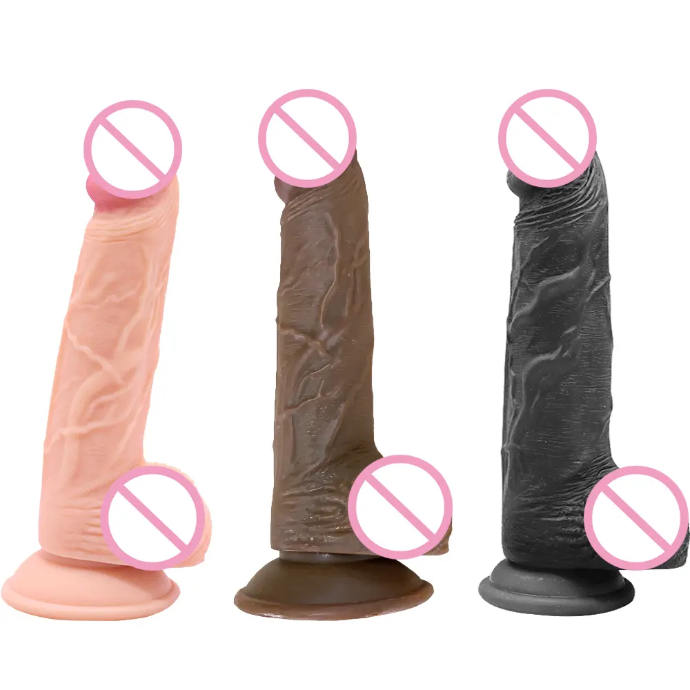 8.66inch Realistic Dildo Soft Silicone Huge Penis With Suction Cup Sex Toys for Woman Anal Masturbation Vibrator