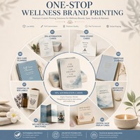 Impression personnalisée de cartes de bien-être pour hôtels et spas, cartes de table OEM avec dorure à chaud pour l'image de marque des complexes de luxe