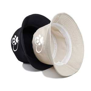 Casquette de pêcheur imprimée de logo personnalisé de créateur Chapeau seau imprimé mignon mode d'été de haute qualité - Product Image 1