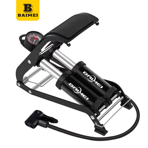 BAIMEI haute précision Double cylindre <span class=keywords><strong>pompe</strong></span> à <span class=keywords><strong>pied</strong></span> haute pression gonfleur d'air vélo Scooter moto <span class=keywords><strong>pompe</strong></span> gonflable - Product Image 1