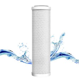 10 इंच सक्रिय कार्बन ब्लॉक सीटीओ फिल्टर कारतूस पानी फिल्टर भागों - Product Image 1