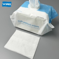 WIPEX 12x13 pouces jetables carrés lingettes sèches absorbantes non tissées pour le nettoyage des soins aux patients hospitalisés