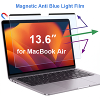 Filtre d'écran anti-lumière bleue magnétique OEM/ODM directement de l'usine pour MacBook Air 13,6 pouces A2681, film d'écran pour soulager la fatigue oculaire