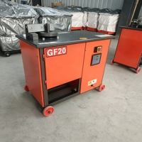 Nouvelle cintreuse numérique CNC GF20 pour étriers de fer à béton, machine automatique de cintrage de barres d'acier avec roues mobiles
