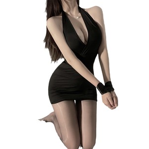 Sexy and alluring lingerie for women, hot and passionate in bed, no need to remove, flirting secretary uniform, hip-hugging - Product Image 4