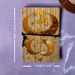 A6 notepad hoàn hảo cho các chuyên ngành kinh tế ghi chú đồ thị và Tóm Tắt Lý Thuyết Kinh Tế với Mặt Trăng vàng sao và mặt trời mô hình O - Product Image 4