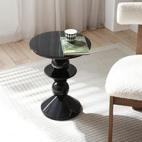 Table basse décorative en bois avec miroir, design scandinave Timberight, faite à la main, convertible, mobile, plateau en bois, mobilier moderne