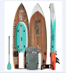 fishing lure surfboards inflatable standup sup CE paddle board inflatable fishing board Teak Inflatable Micro Skiff