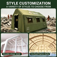 Carpa Médica Inflable Portátil Comercial de PVC Impermeable para Rescate al Aire Libre, de Montaje Rápido, con Tecnología Air Beam, OEM ODM