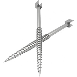 Vis d'ancrage au sol en acier galvanisé <span class=keywords><strong>pour</strong></span> fondation de maison en <span class=keywords><strong>bois</strong></span>, 2000 mm, 76 mm, norme australienne, <span class=keywords><strong>pour</strong></span> <span class=keywords><strong>poteau</strong></span> solaire - Product Image 3