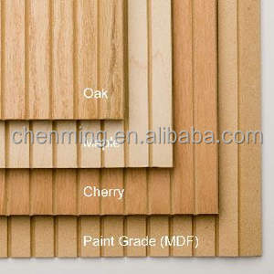 แผ่นไม้ตกแต่งภายในแบบยืดหยุ่น แผ่น MDF ลายร่อง  วีเนียร์ไม้วอลนัท/โอ๊ค - Product Image 3