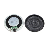 Haut-parleur magnétique interne ultra-mince 0,5W 36MM 40mm, haut-parleur haute puissance 8 ohms 1W 2W pour machine d'apprentissage 4cm 8R 3,6cm