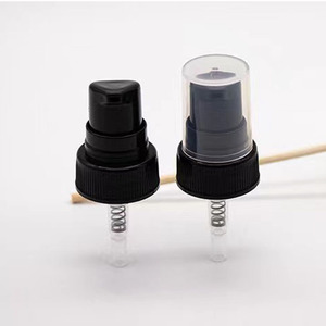 Pulverizador de niebla acanalado y suave blanco 20/400 <span class=keywords><strong>22</strong></span>/400, bomba de niebla de Spray de Perfume de plástico completo para botella cuentagotas, botella Boston - Product Image 1