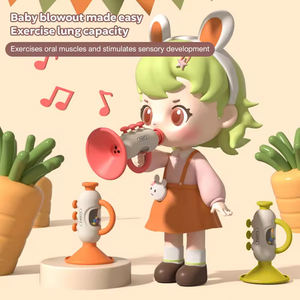 2024 bébé nouveau trompette <span class=keywords><strong>instrument</strong></span> jouant jouet dessin animé <span class=keywords><strong>instrument</strong></span> électronique trompette musicale jouet avec <span class=keywords><strong>musique</strong></span> légère - Product Image 2