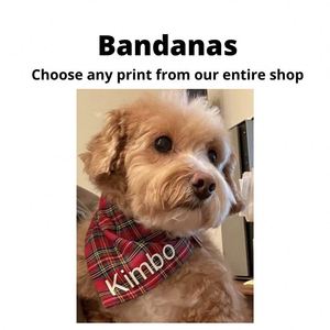 Vente en gros de foulards pour animaux de compagnie en coton uni personnalisés, foulards pour chiens, bandanas pour chiens personnalisés, bandanas pour chats avec logo - Product Image 6