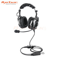 Casque d'aviation en fibre de carbone ultra-léger, casque PNR pour avions généraux avec double prise GA
