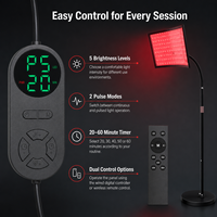 LED-Lichttherapie-Panel 660nm 660nm 850nm 3-in-1-Chips Freistehende Rotlichttherapie-Lampe