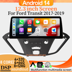 Lecteur DVD de voiture Android 14 pour <span class=keywords><strong>Ford</strong></span> <span class=keywords><strong>Transit</strong></span> 2017-2019 12.3 pouces Carplay AUTO Car Multimedia Player Car Radio Navigation Android 4G - Product Image 2