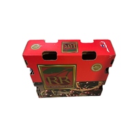 Carton en carton ondulé pour cerises 1kg 2kg 5kg, impression offset gaufrée, emballage pour fruits frais, utilisation agricole et horticole