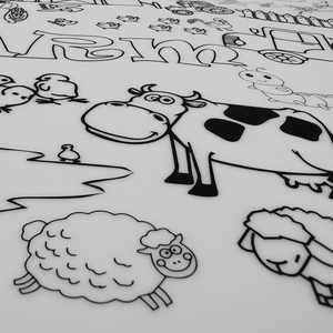 Tapis de dessin éducatif personnalisé en silicone avec motif aquatique pour la vente en gros - Product Image 3