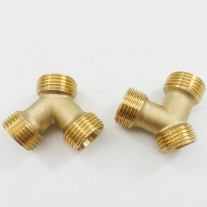 Raccord en cuivre 6 mm à filetage extérieur unidirectionnel, deux styles, pour <span class=keywords><strong>lave</strong></span>-<span class=keywords><strong>vaisselle</strong></span>, en forme de <span class=keywords><strong>Y</strong></span>, raccord en T à trois voies - Product Image 4