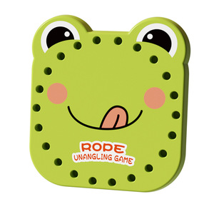 Jeu de dénoulement de cordes pour enfants de 4 à 6 ans, jouet de logique, casse-tête, défi d'agréement avec cordes et chevilles colorées - Product Image 2