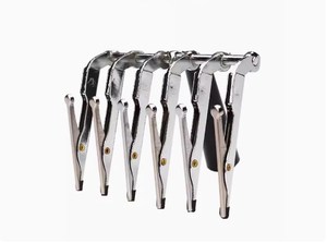 Pinces hexagonales dentaires Clips <span class=keywords><strong>à</strong></span> six dents pour le glaçage, outil auxiliaire en porcelaine par lots pour technicien dentaire appliquant la glaçure en céramique - Product Image 3