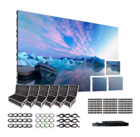 China Hot Sale High Quality 500X500/1000mm Rental P2.976 P3.91 P4.8 Stage Led Wall Screen Led Panel Display Pantalla for Event