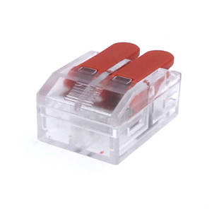 Connecteur de bornier à ressort à <span class=keywords><strong>2</strong></span> voies -412 10AWG 40A 450V IP50 en nylon - Product Image 1