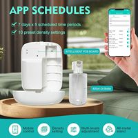 Diffuseur d'huiles essentielles commercial mural sans eau de 400 ml avec technologie Bluetooth intelligente, minuterie, diffusion silencieuse pour grande surface