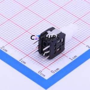 SPPH430200 Push Button Switch Through hole Component (THT) Switch No Lock Square Button Through Hole 100mA - Product Image 2
