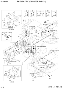 Carte mère d'ordinateur R210W-9S, pièces d'excavatrice, contrôleur 21Q6-32250 pour unité de commande MCU, machines de construction - Product Image 3