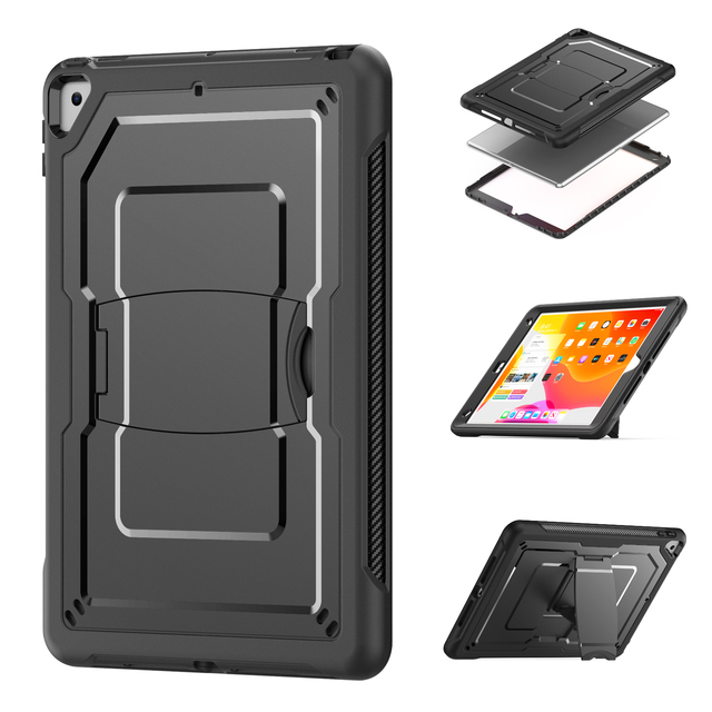 Perfect Protective Rugged Shockproof Tablet Case for IPAD 10.2/ Pro 10.5/air3 10.5 with Stand and Shoulder Strap