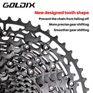 Piñón de Bicicleta GOLDIX MTB Ultraligero, Material de Acero al Carbono, 9-13 Velocidades, 39 <span class=keywords><strong>40</strong></span> 42 46 48 50 52T, Piezas de Bicicleta - Product Image 5
