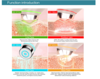 Appareil de beauté pour le visage et le cou, électroporation manuelle professionnelle, machine de massage pour le lifting du visage et du cou